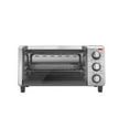 thumbnail image 1 of BLACK+DECKER 4 Slice Air Fryer Toaster Oven Silver, 1 of 5