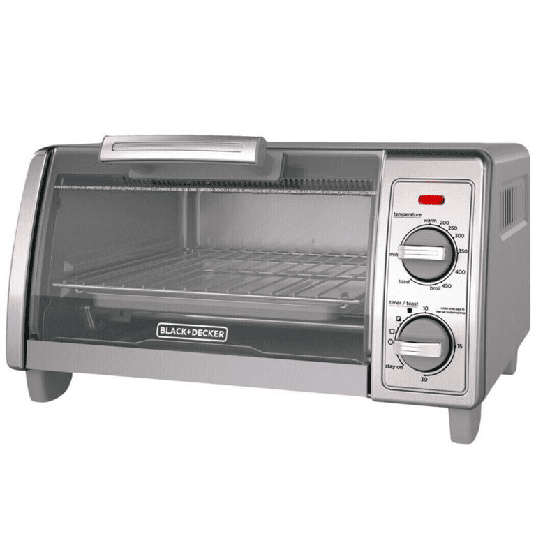 BLACK+DECKER, 4 Slice Toaster Oven, TO1701SG, Stainless Steel