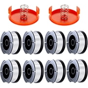 BLACK+DECKER 30ft 0.065" AF-100 Autofeed String Trimmer Replacement Spool, 10 Piece Pack