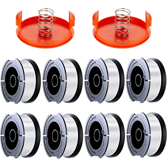 BLACK+DECKER 30ft 0.065" AF-100 Autofeed String Trimmer Replacement Spool, 10 Piece Pack