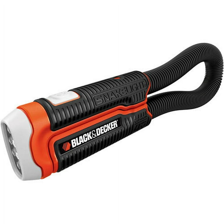 Black + Decker Snake Light Uses A 22-Inch Long Body That Can Twist, Bend,  And Wrap To Give You Creative Mounting Options