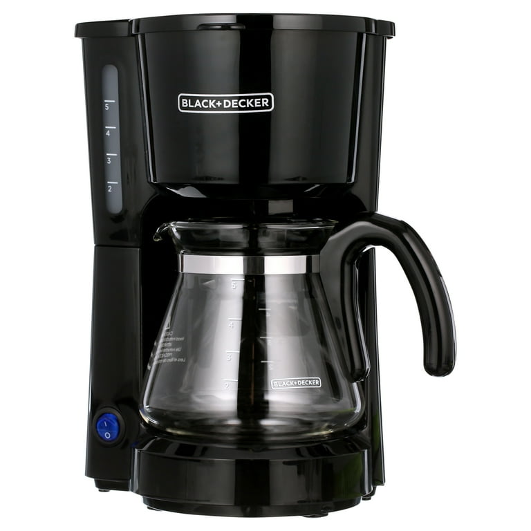 Black & Decker 5 Cup Black Coffee Maker CM0700B