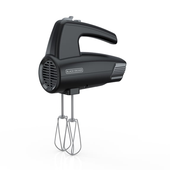 BLACK+DECKER 5-Speed Electric Hand Mixer, Black