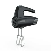 BLACK+DECKER 5-Speed Electric Hand Mixer, Black
