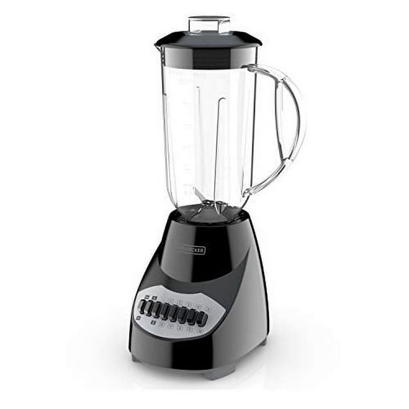 BLACK+DECKER 550 W 10-Speed Blender, Black