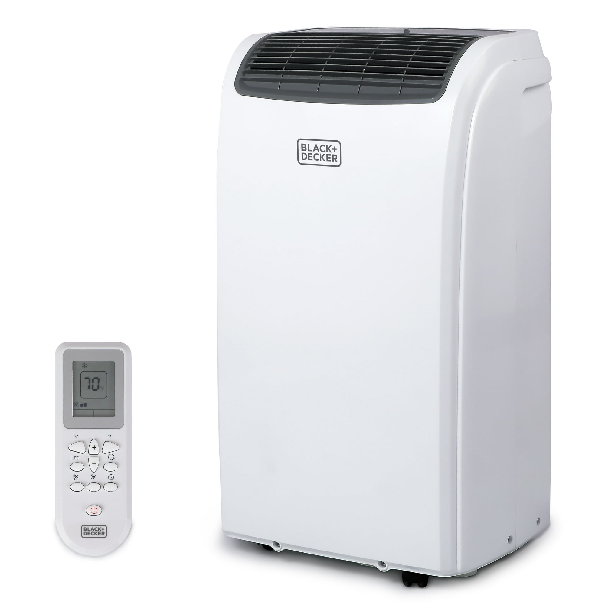 BLACK+DECKER 6,500 BTU SACC/CEC (12,000 BTU ASHRAE) Portable Air Conditioner,  Portable for Room, 3-in-1 AC Unit, Dehumidifier, u0026 Fan, Portable AC with  Installation Kit u0026 Remote Control - Walmart.com