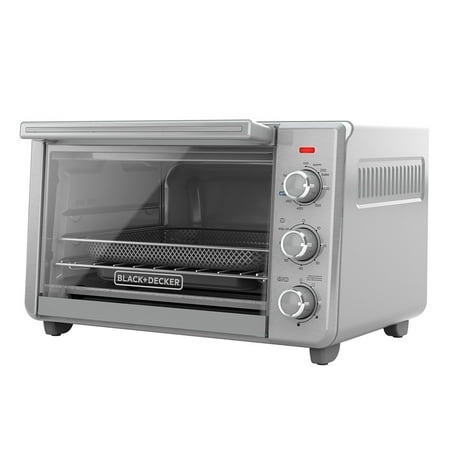 BLACK+DECKER 6-Slice Crisp 'N Bake Air Fry Toaster Oven, .78 Cubic Feet Interior