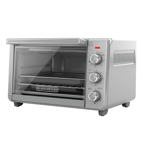 BLACK+DECKER 6-Slice Crisp 'N Bake Air Fry Toaster Oven, .78 Cubic Feet Interior