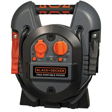 BLACK + DECKER 700 Amp Jump Starter Box W/USB (J312B)