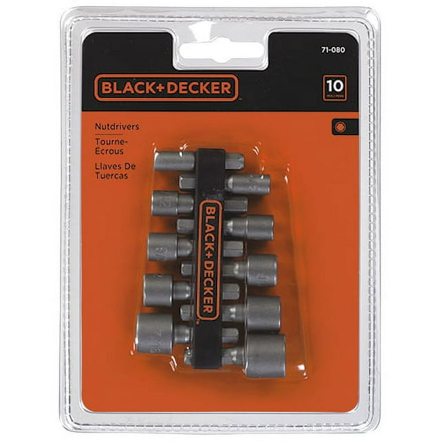 BLACK+DECKER 71-080 10pc Nutdriver Set