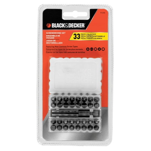 BLACK+DECKER 71-515 Screwdriver Bit Set, 33 Pieces