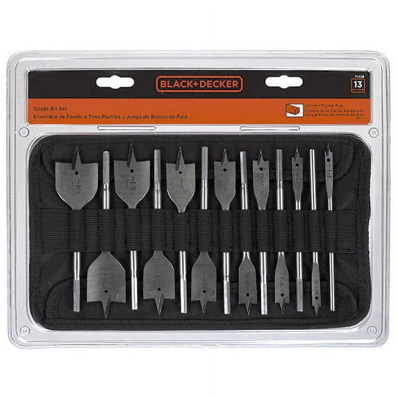 BLACK+DECKER 71-536 13pc Spade Bit Set
