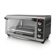 BLACK+DECKER 8 Slice Extra-Wide Stainless Steel Countertop Toaster Oven, TO3250XSB