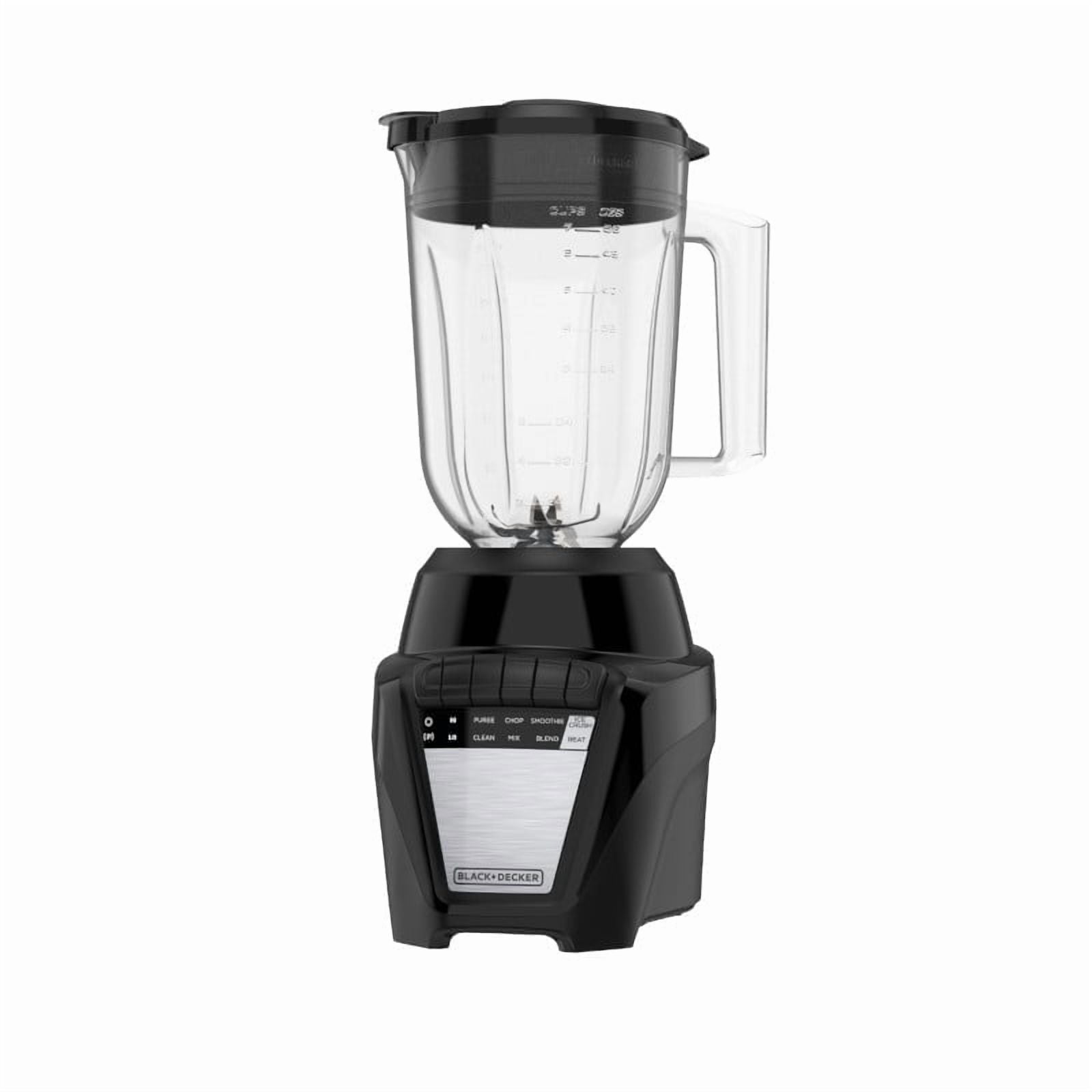 BLACK+DECKER 700W Stainless Steel 6-Tip IceCrush Blender, 8 Speeds + Pulse, 7-Cup Ergonomic Jar (56oz), Ice Crushing & Smoothie Maker