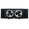 thumbnail image 1 of BLACK+DECKER 9" Dual Window Fan for Window Screen with 2 Speed Settings, Twin Window Fan with Mechanical Controls and Removable Legs, Horizontal Cooling Fan for Window, 1 of 7
