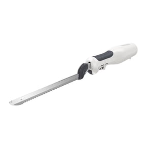BLACK+DECKER 9-Inch Electric Carving Knife, Stainless Steel, White