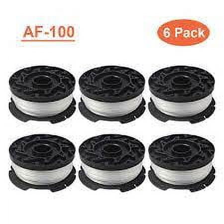 BLACK+DECKER AF-100 6-Pack 0.065-Inch Diameter Replacement Spool 30-Feet for Select BLACK+DECKER String Trimmers