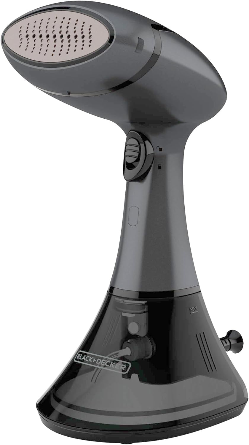 BLACK+DECKER Advanced Handheld Steamer, 45-Second Heat Up, 70% More Steam, Removes Wrinkles from Fabrics, Clothing and Upholstery