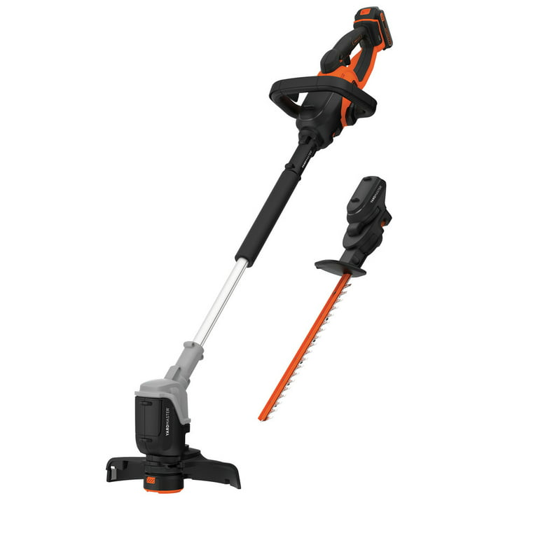 Black+Decker Black+Decker MAX 20V 10 Cordless String Grass & Brush  Trimmer/Edger with Sweeper (1 x 20V Battery and 1 x Charger) Orange, Black  LCC221 - Best Buy
