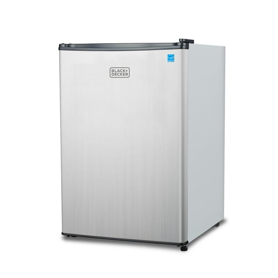 BLACK+DECKER BCRK25V 2.5 cu. ft. Energy Star Refrigerator with Freezer, Silver