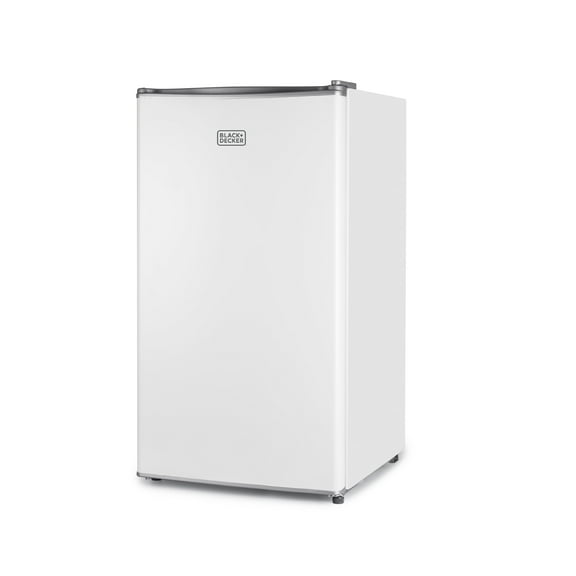 BLACK+DECKER BCRK32B Compact Refrigerator & Mini Fridge with Freezer, 3.2 cu. ft., Black