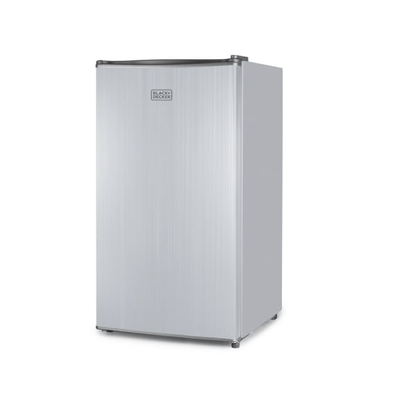 BLACK+DECKER BCRK32W Compact Refrigerator & Mini Fridge with Freezer, 3.2 cu. ft., White