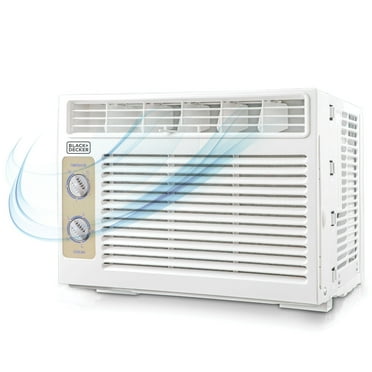BLACK+DECKER BD05MWT6 Window Air Conditioner 5000 BTU, Cools up to 150 Square feet, White