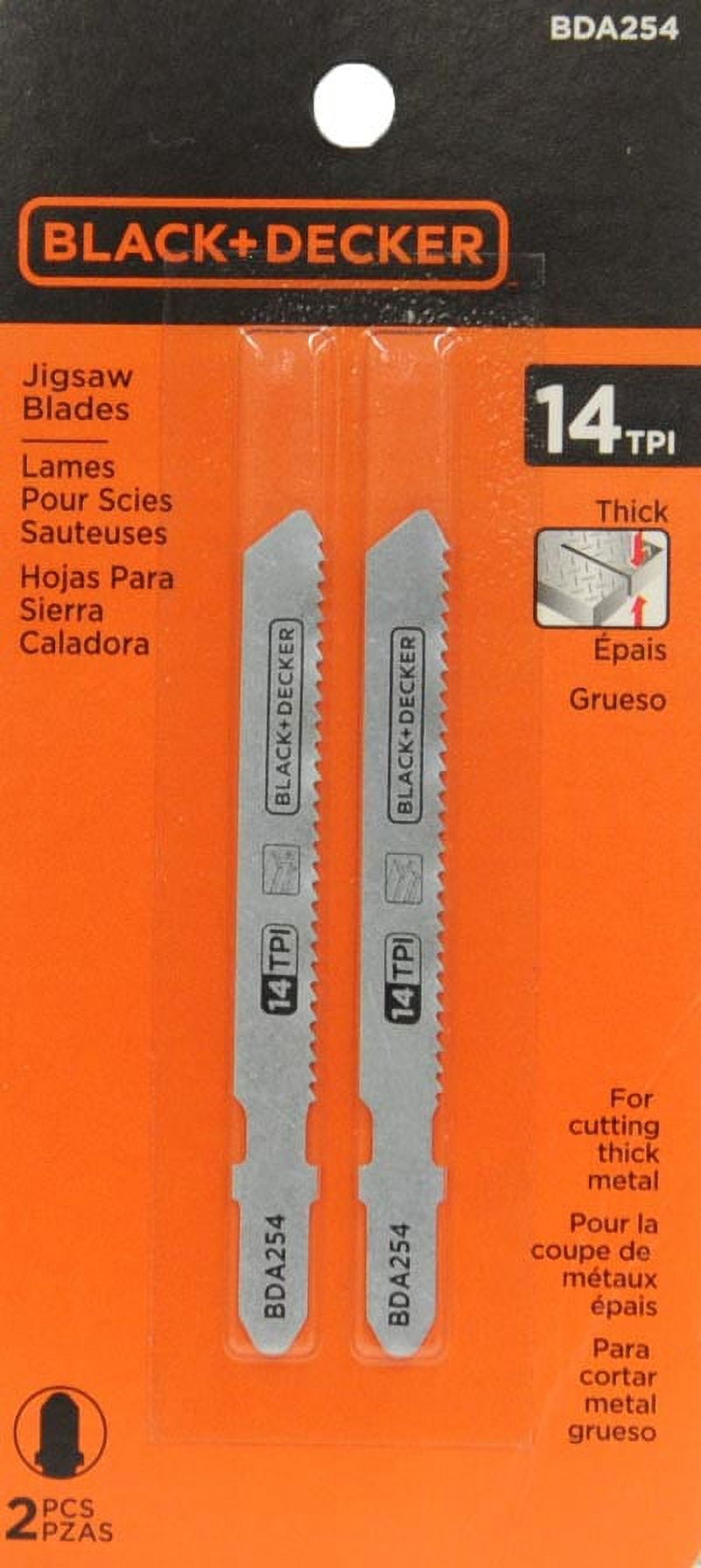 Black and Decker A2224 Universal Metal Cutting Jigsaw Blades