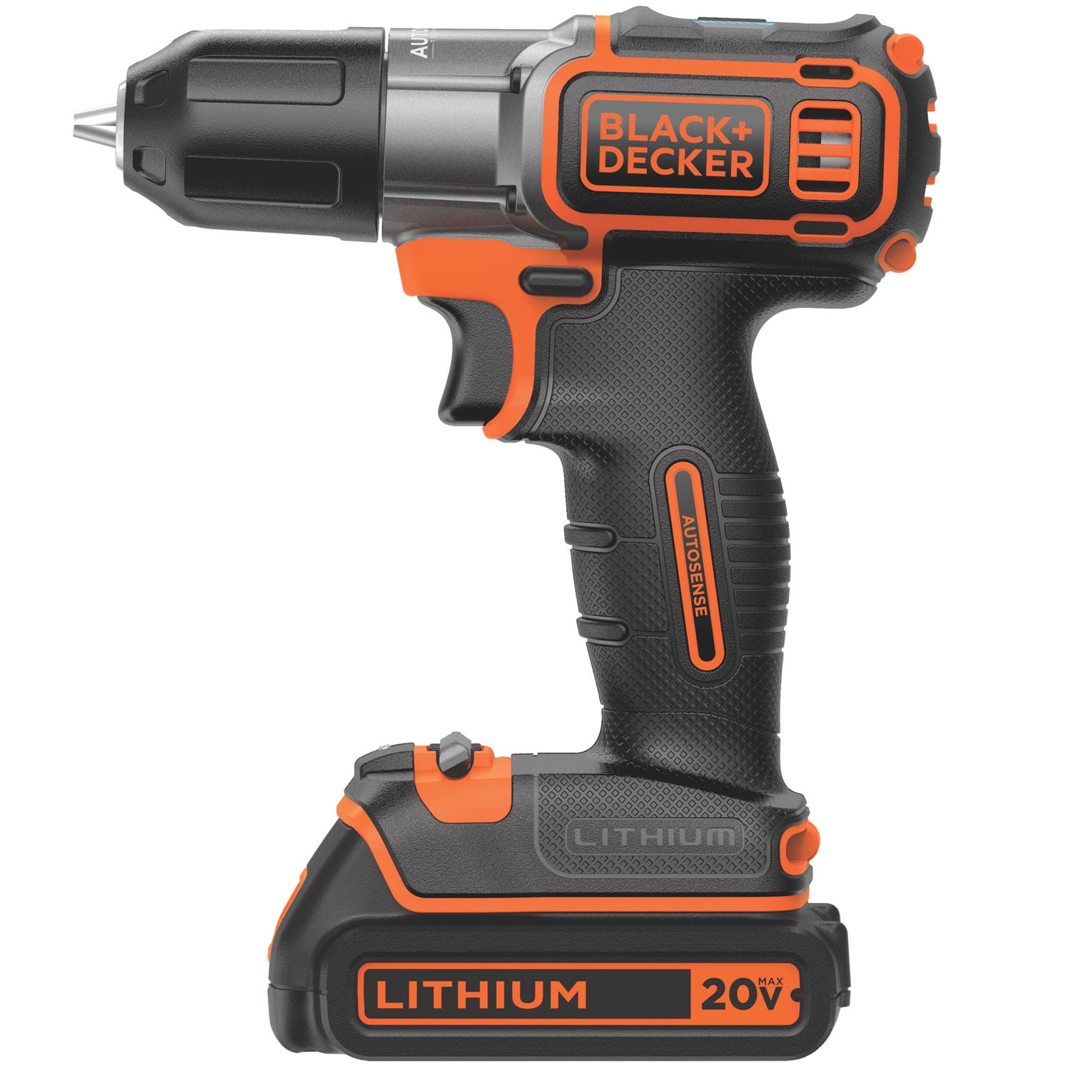 Black and Decker 20V Max Drill Driver and 100-Piece Project Kit - Includes  Bag - BDC120VACA