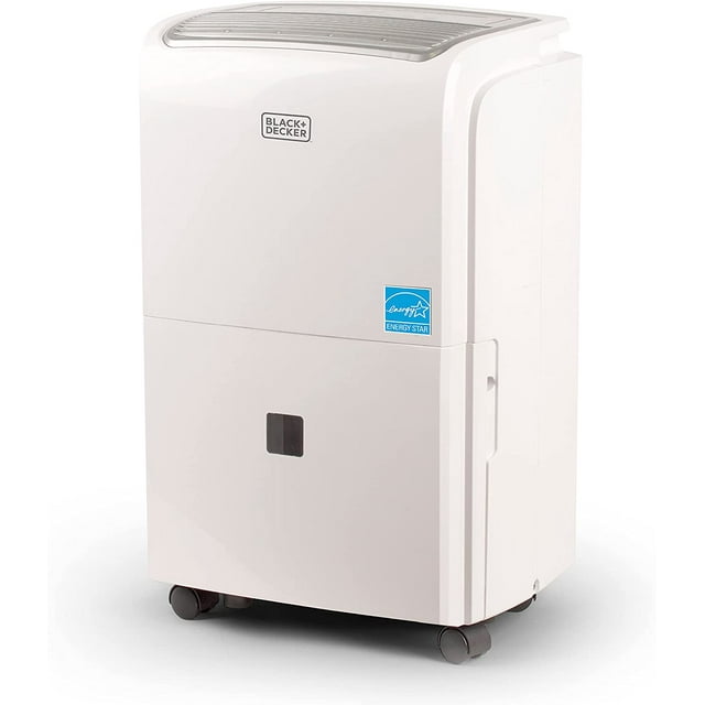 BLACK+DECKER BDT20WTB 20-Pint 1500 Sq. ft. Portable Dehumidifier, Energy Star Certified, White