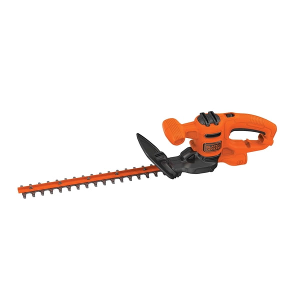BLACK+DECKER 16 In. Dual-Action Blade Electric Hedge Trimmer, Lightweight, Corded