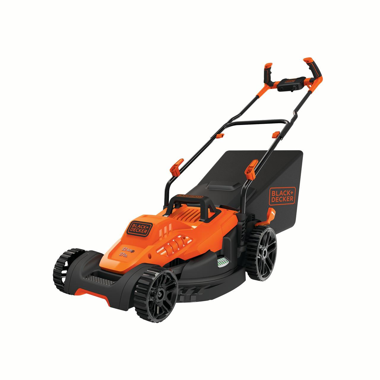 BLACK+DECKER BEMW472BH 10AMP 15 Electric Mowe, Lightweight and easy to maneuver, this electric lawn mower features a Comfort Grip Handle and peak performance with Winged Blade for 30% better - image 1 of 13