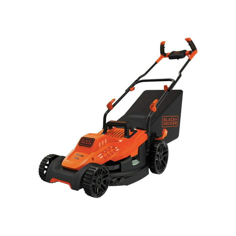 BLACK DECKER BEMW472BH 10AMP 15 Corded Electric Mower Lightweight Comfort Grip Winged Blade Walmart