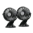 thumbnail image 1 of BLACK+DECKER BFDC42PK 4-In. 3-Speed Portable USB-Powered Convertible Clip Fan, Black, 2 Count, BFDC42PK, 1 of 7