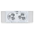 thumbnail image 1 of BLACK+DECKER BFW9M 9-In. 2-Speed Twin Window Fan with Adjustable Side Panels, White, BFW9M, 1 of 7