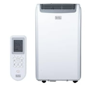 BLACK+DECKER BPP08WTB 8,000 BTU SACC/CEC (12,000 BTU ASHRAE) Portable Air Conditioner with Remote Control, White