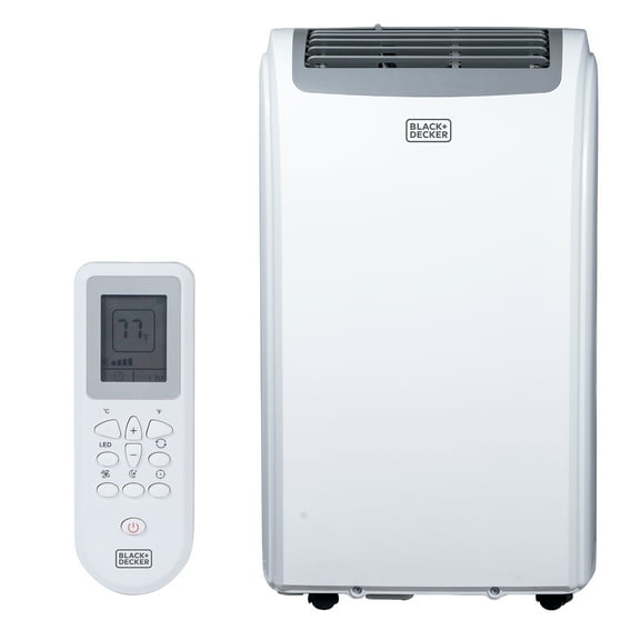 BLACK+DECKER BPP10WTB 14,000-BTU 3-Speed 1,250-Watt Portable Air Conditioner with Remote