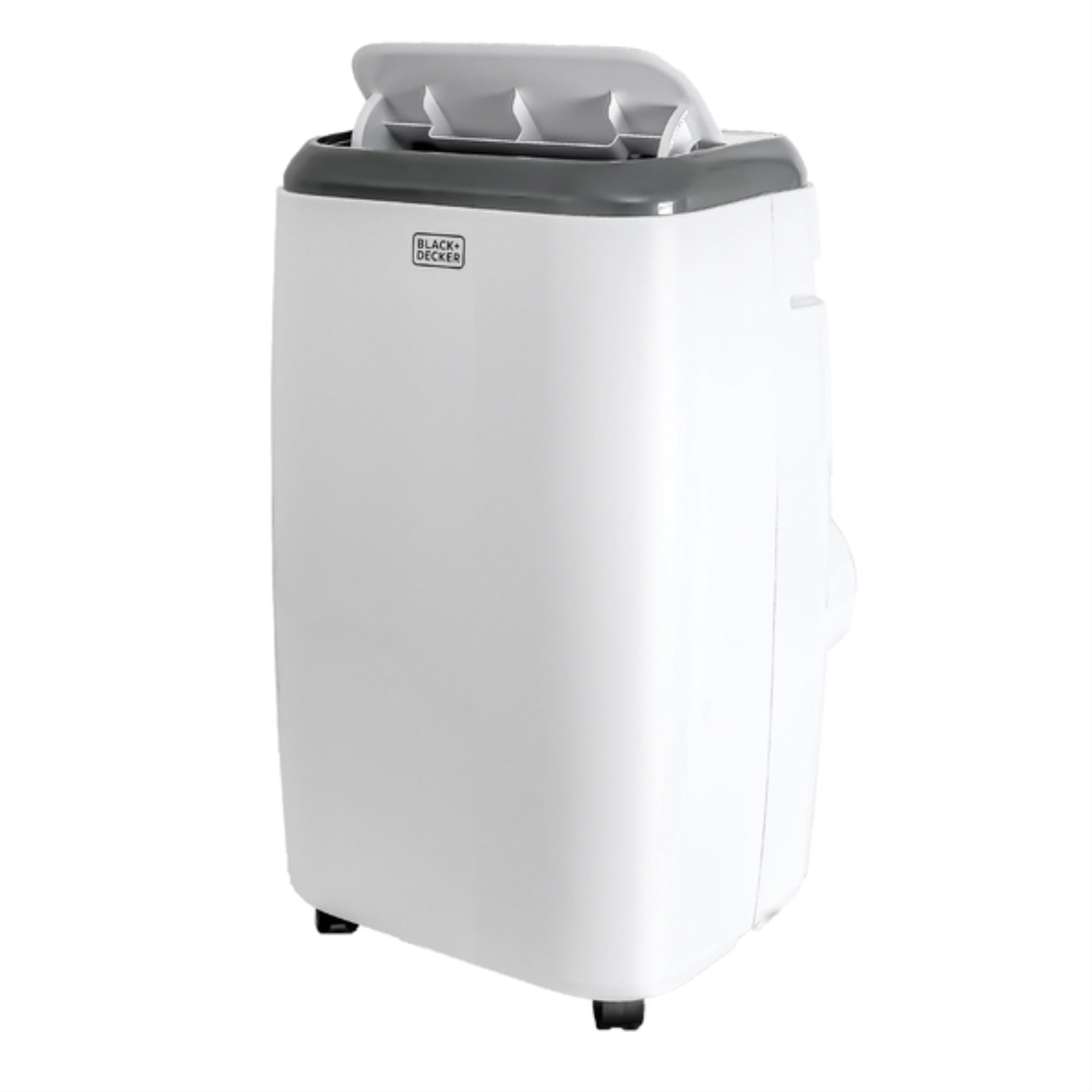 BLACK+DECKER 10,000 BTU SACC/CEC Portable Air Conditioner, 450 Sq. Ft. 14,000 BTU ASHRAE 128, White