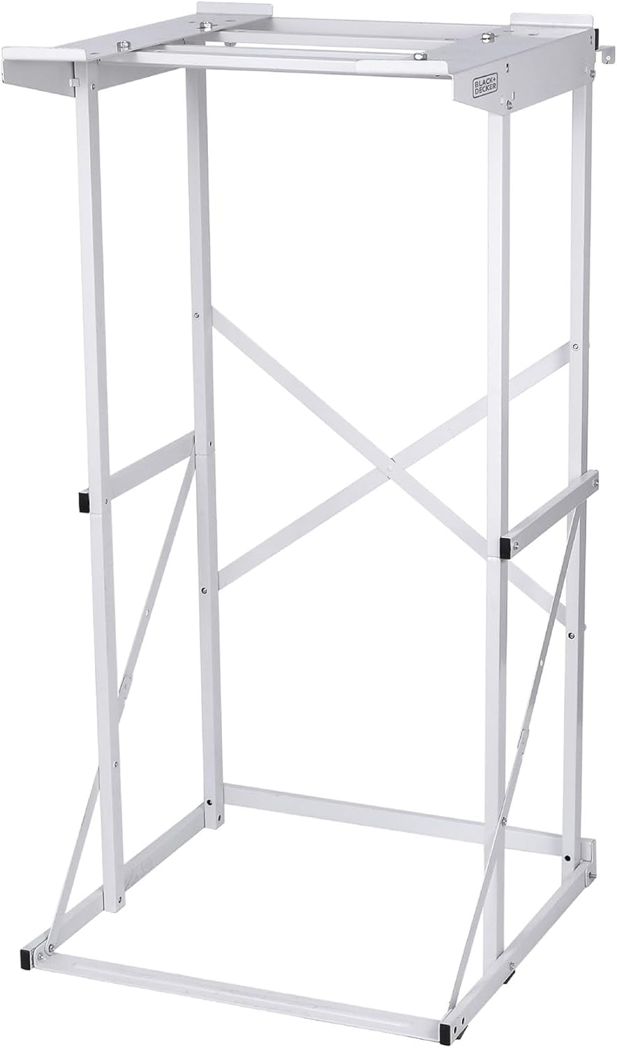 Black+Decker Washer Dryer Stacking Rack Stand, BWDS, White