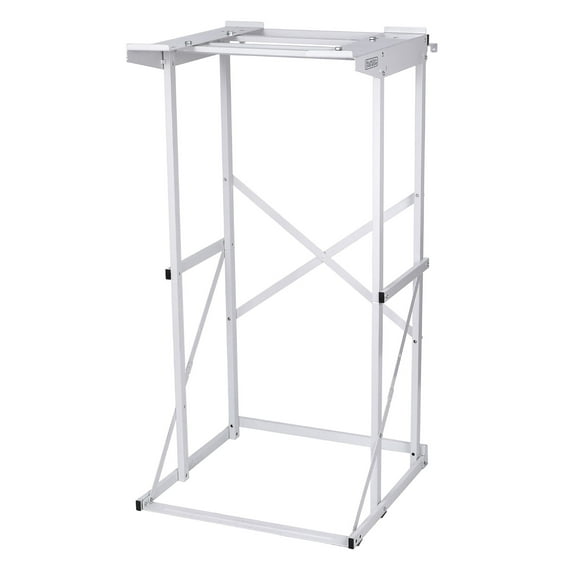 Black+Decker Washer Dryer Stacking Rack Stand, BWDS, White