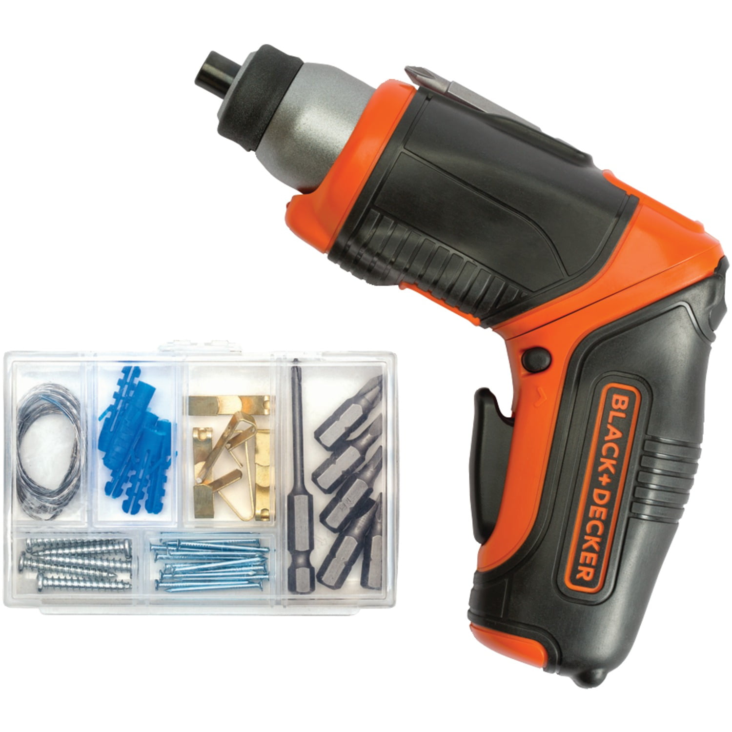 Beyond by Black+decker 4V MAX* Cordless Screwdriver, Fast Charge, 1-Inch Assorted Bits (BCF611CBAPB)