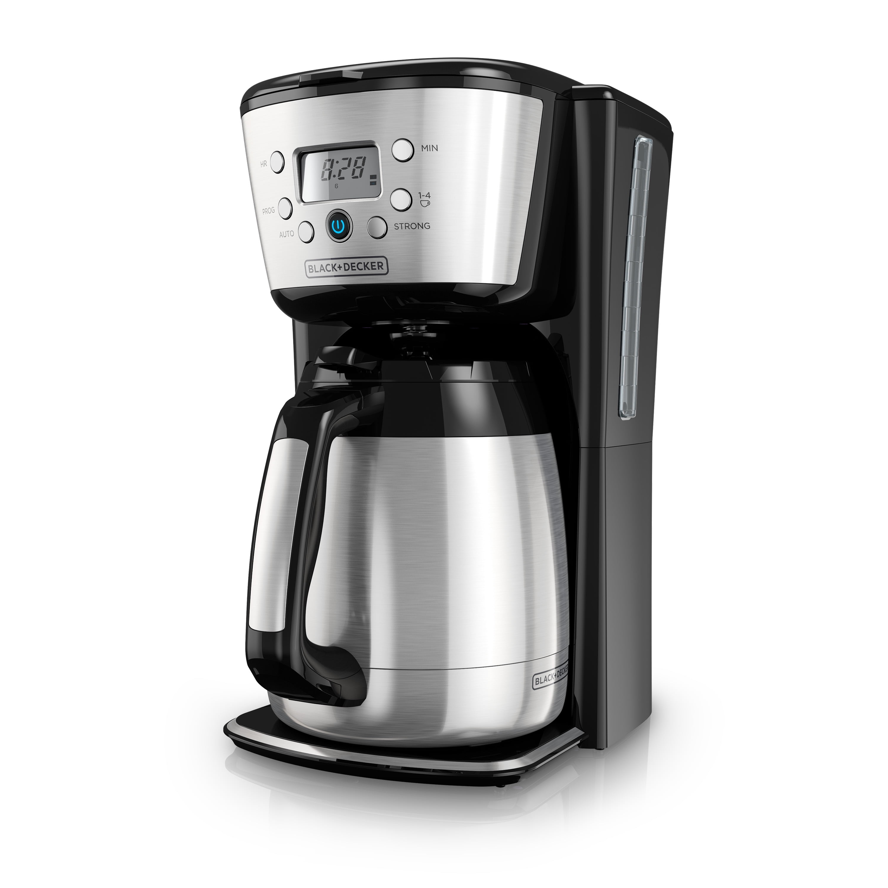 BLACK+DECKER Black 12 Cup Drip Coffee Maker with Thermal Carafe 
