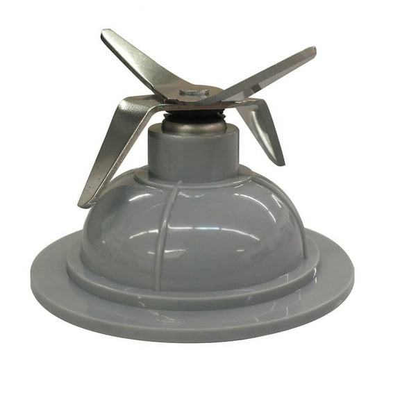 BLACK+DECKER Blender Part with Black Rubber Coupling Metal Grey