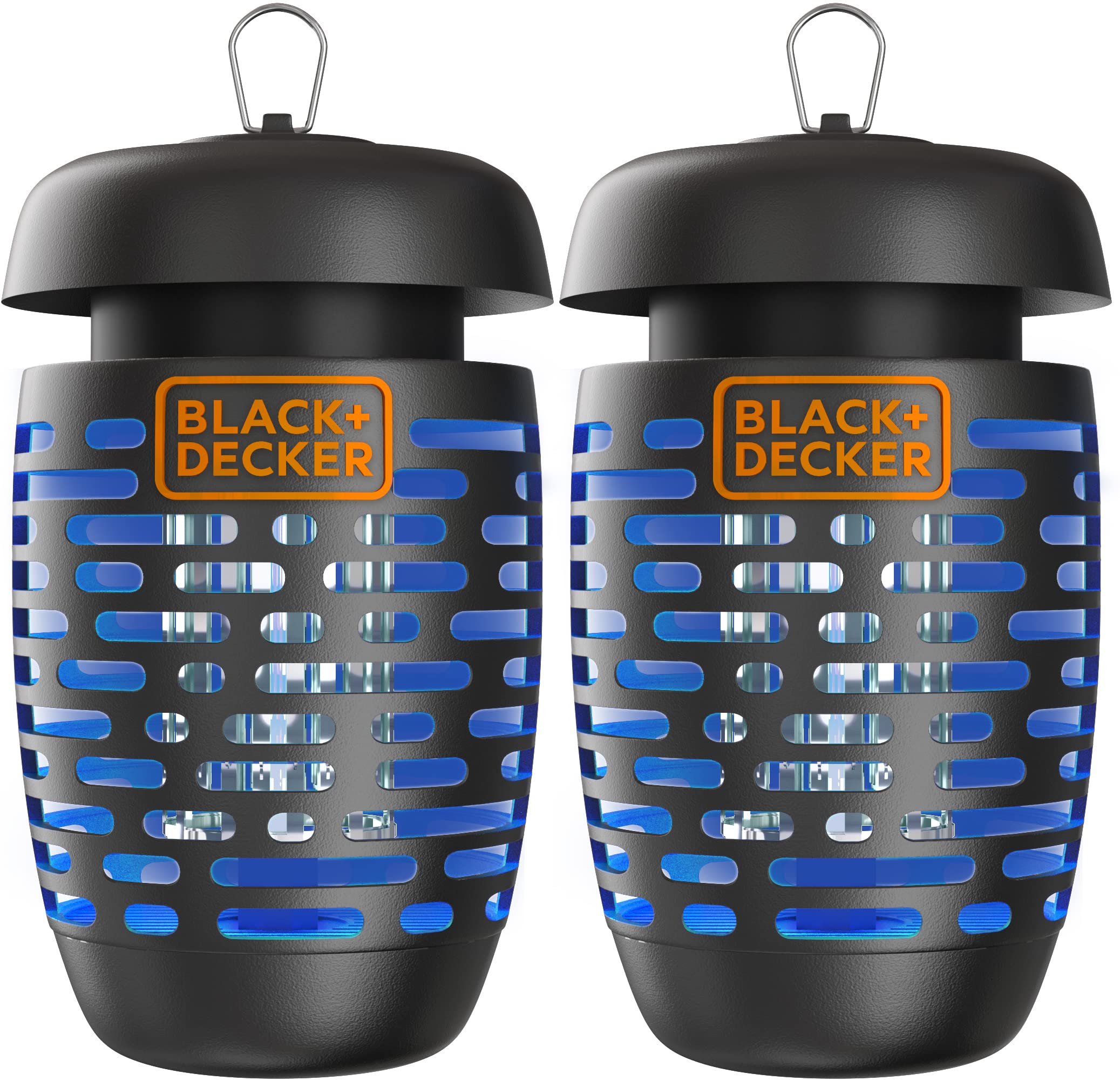 BLACK+DECKER Bug Zapper Electric Lantern with Insect Tray, Cleaning