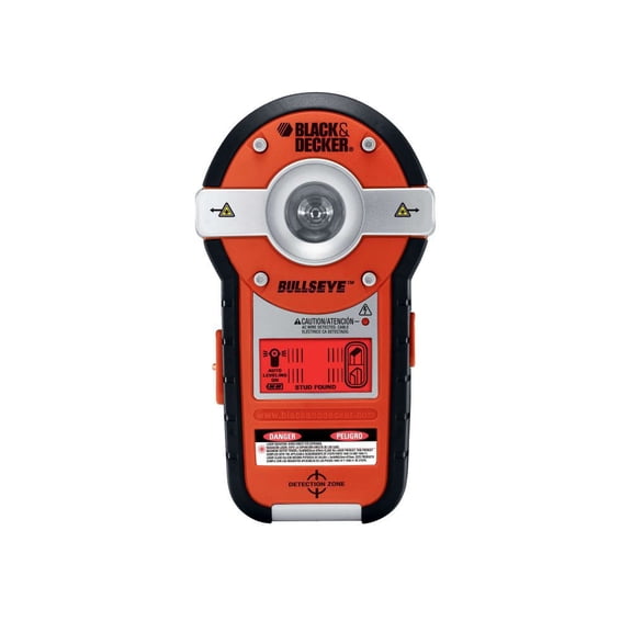 BLACK+DECKER Line Laser with Stud Finder BDL190S - Auto-Leveling, Easy to Operate - Orange