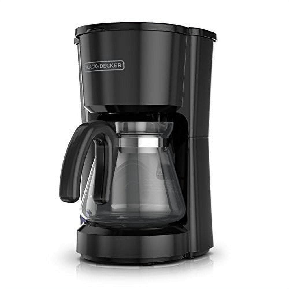 BLACK+DECKER 5-Cup Ergonomic Coffeemaker with Built-in Filter