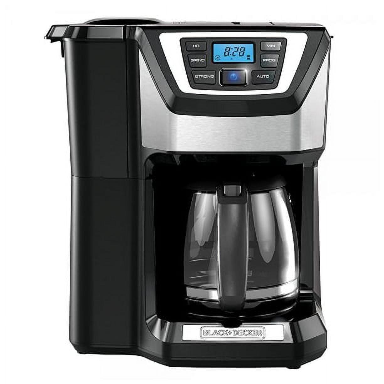 Walmart: BLACK+DECKER 12-Cup Coffeemaker w/ Built-In Grinder Only $30.86  (Regularly $76)