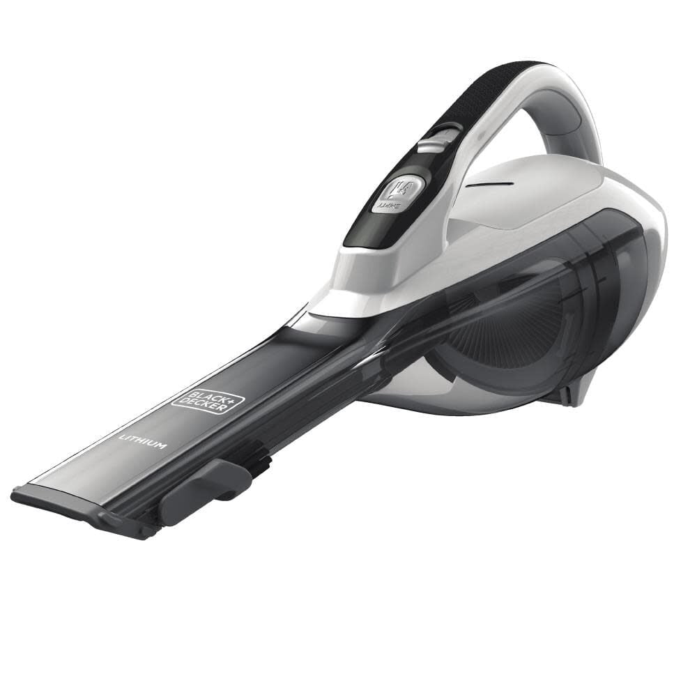 Powder White Cordless Handheld Vacuum with Foam Filter