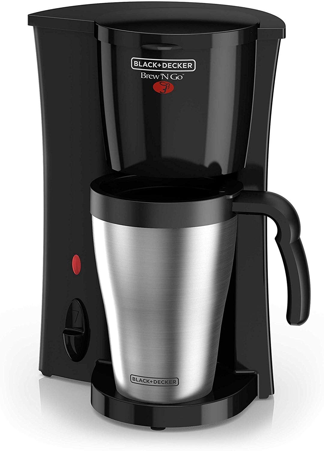 Black & Decker 4-in-1 5-Cup Blk Stainless Steel Drip Coffee Maker*Bonus*  Grinder