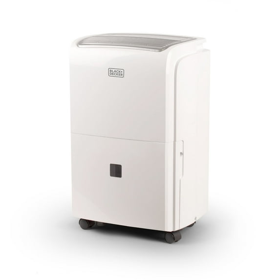 BLACK+DECKER Dehumidifiers 30 Pints Dehumidifier for Large Spaces and Basements White Energy Efficient